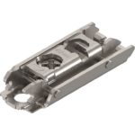 Piastra Clip Cerniera Montaggio diritta con Eccentrico Nichelato mm.00H | Blum